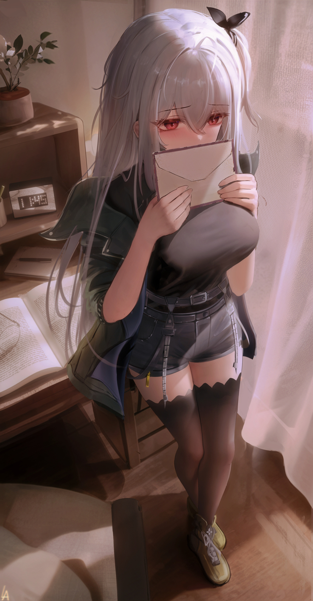 This is a pixiv picture whose title is 未寄出的信.
