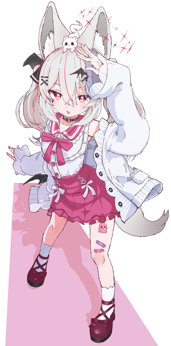 This is a pixiv picture whose title is 「え～見たいの～？」.