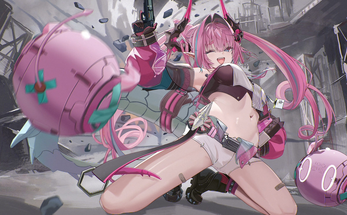 This is a pixiv picture whose title is it's shooting time!.