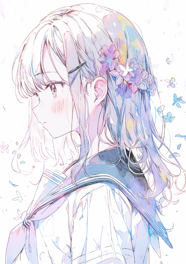 This is a pixiv picture whose title is 『rainbow』.
