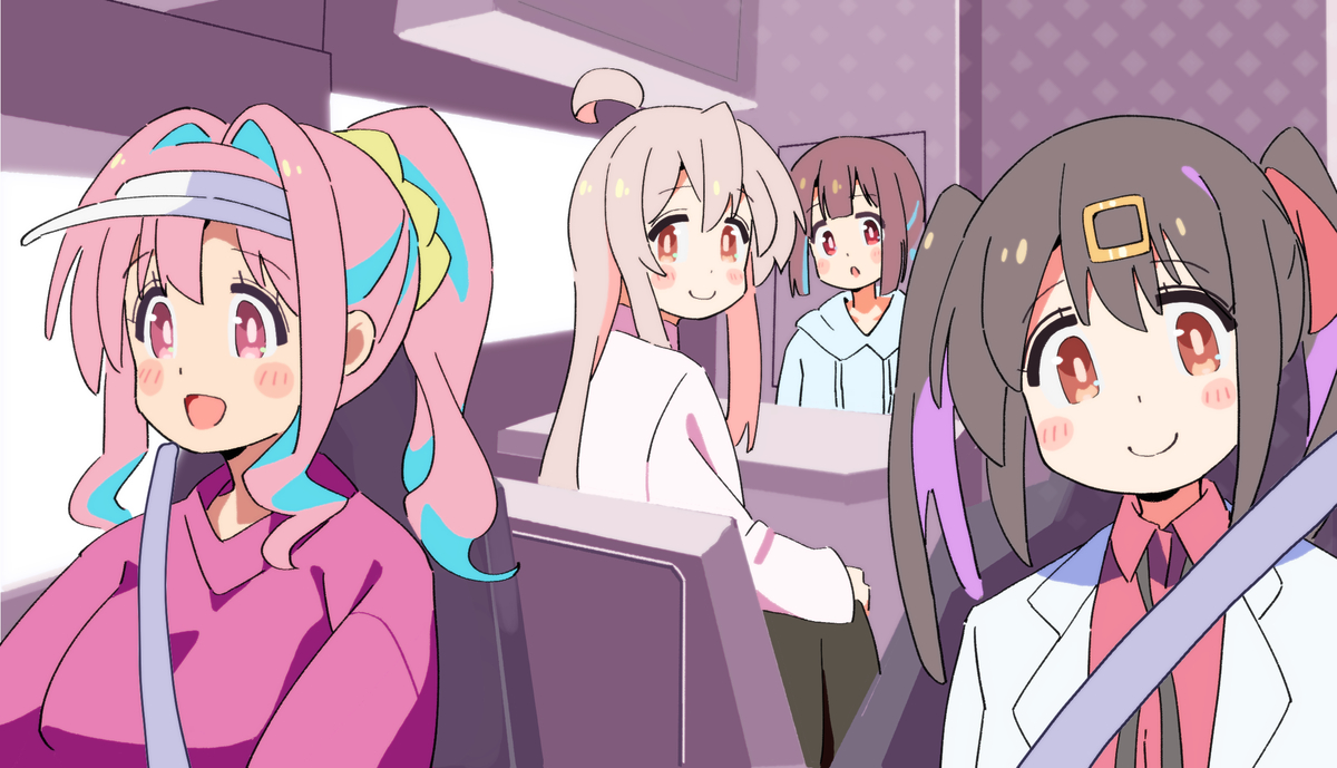 This is a pixiv picture whose title is キャンピングカードライブ.