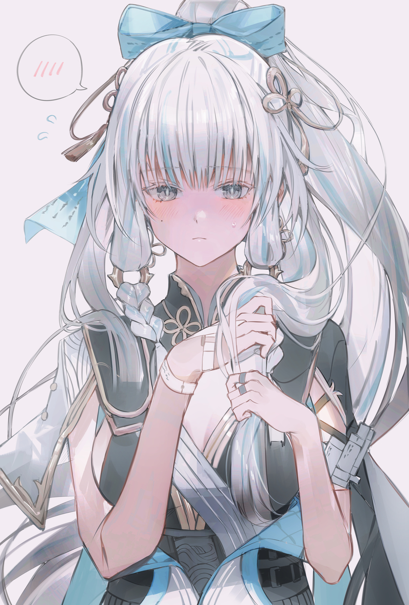 This is a pixiv picture whose title is 今汐.