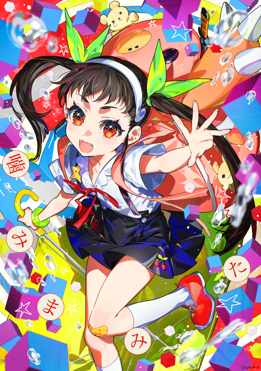 This is a pixiv picture whose title is 八九寺真宵.