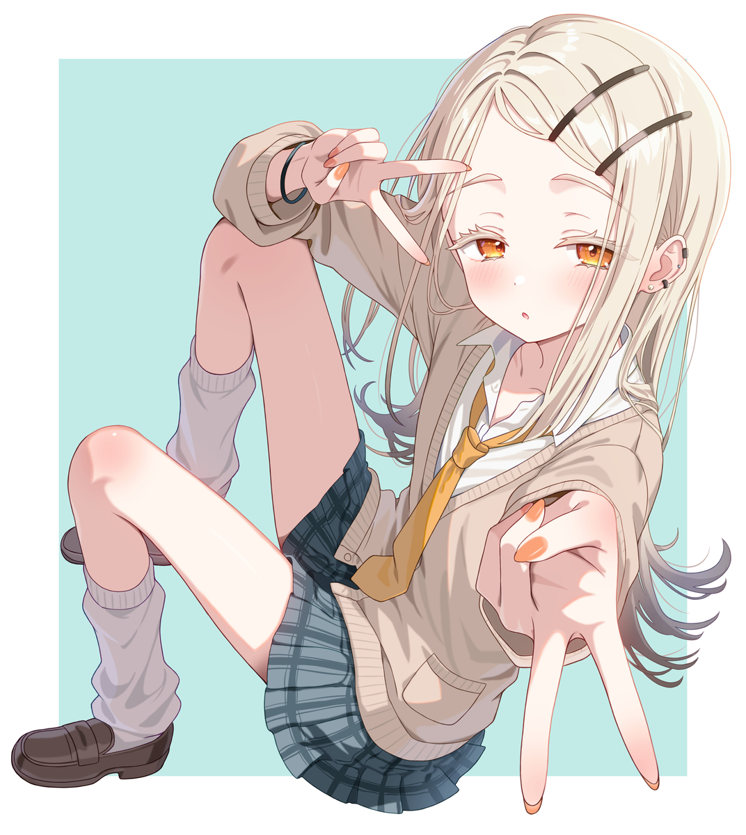 This is a pixiv picture whose title is ギャル澤さん4.