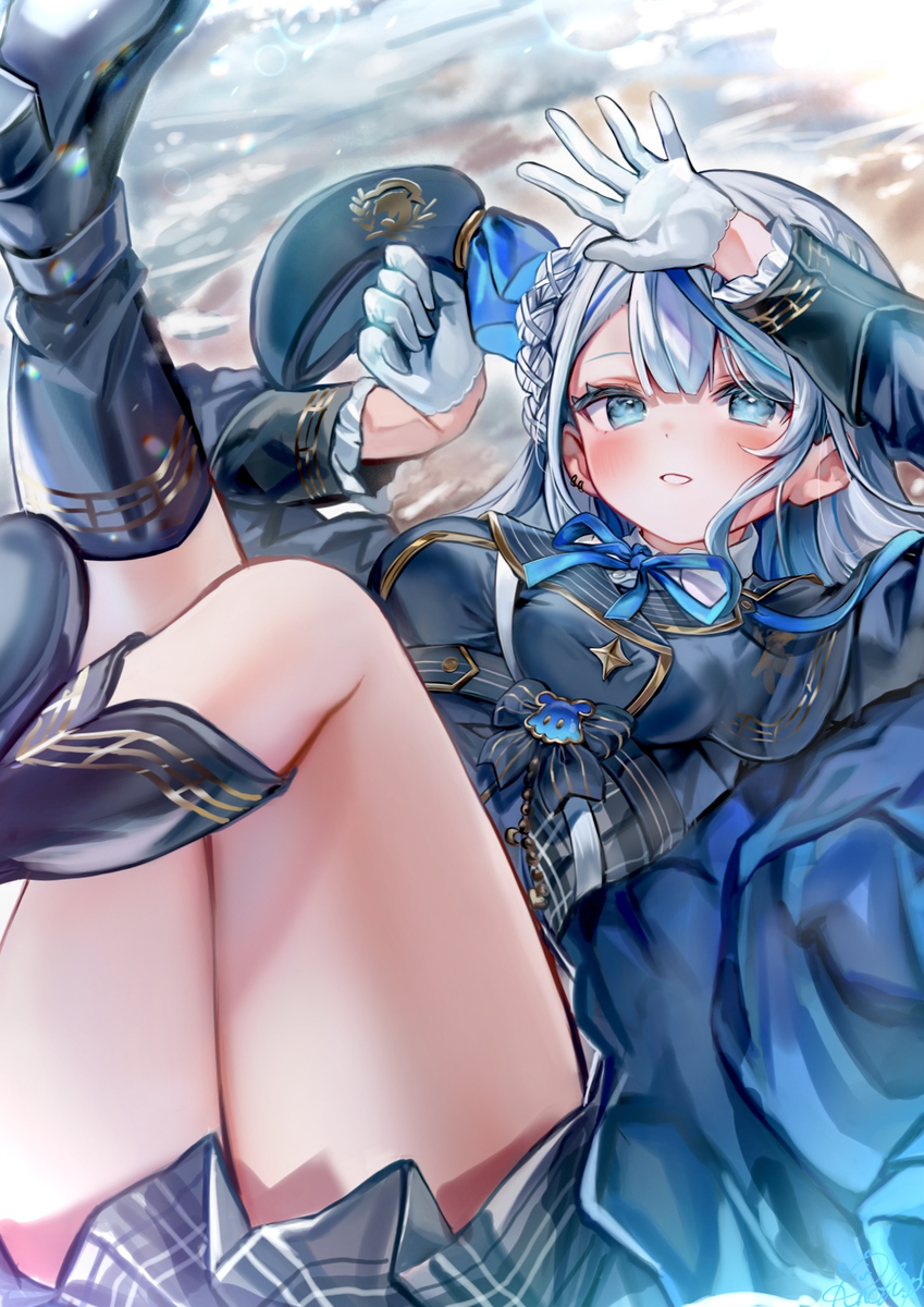 This is a pixiv picture whose title is 見ていルカ？.