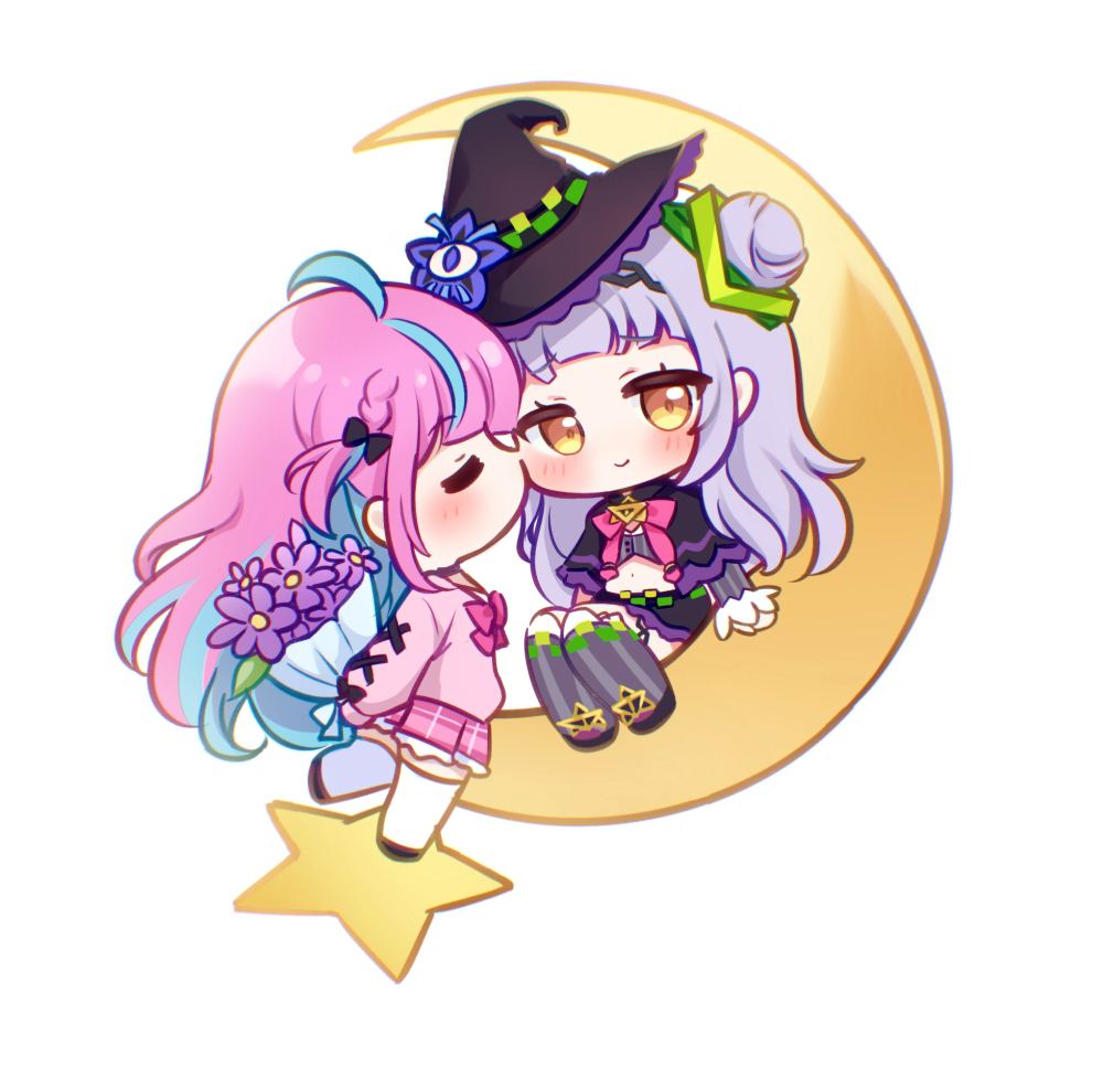 This is a pixiv picture whose title is 「月が綺麗ですね」🌙✨.