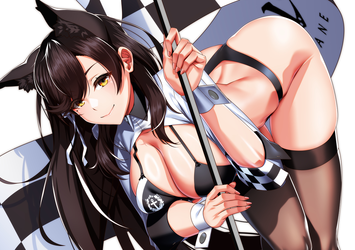This is a pixiv picture whose title is アズールレーン　RQ愛宕.