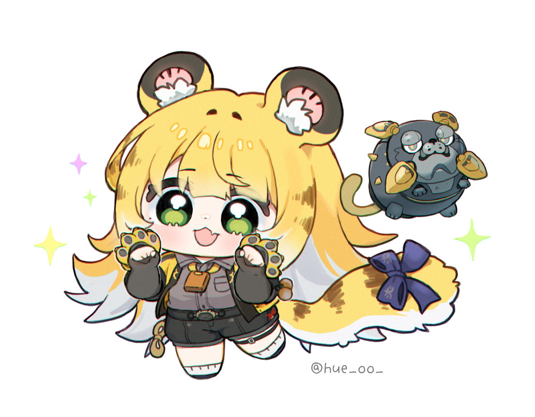 This is a pixiv picture whose title is 🐯🍊.