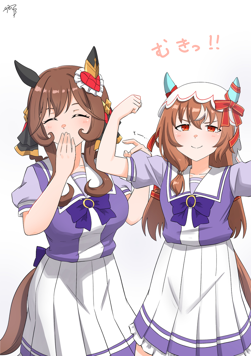 This is a pixiv picture whose title is むきっ.