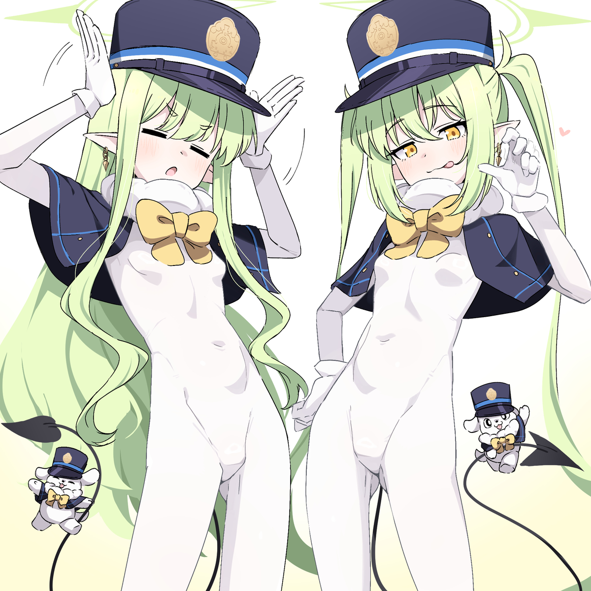 This is a pixiv picture whose title is ハイランダーのマスコット.