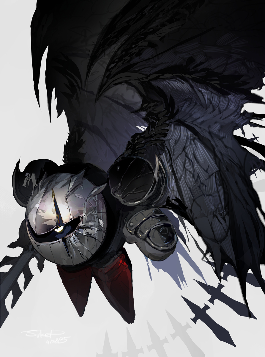 This is a pixiv picture whose title is ダークメタナイト.