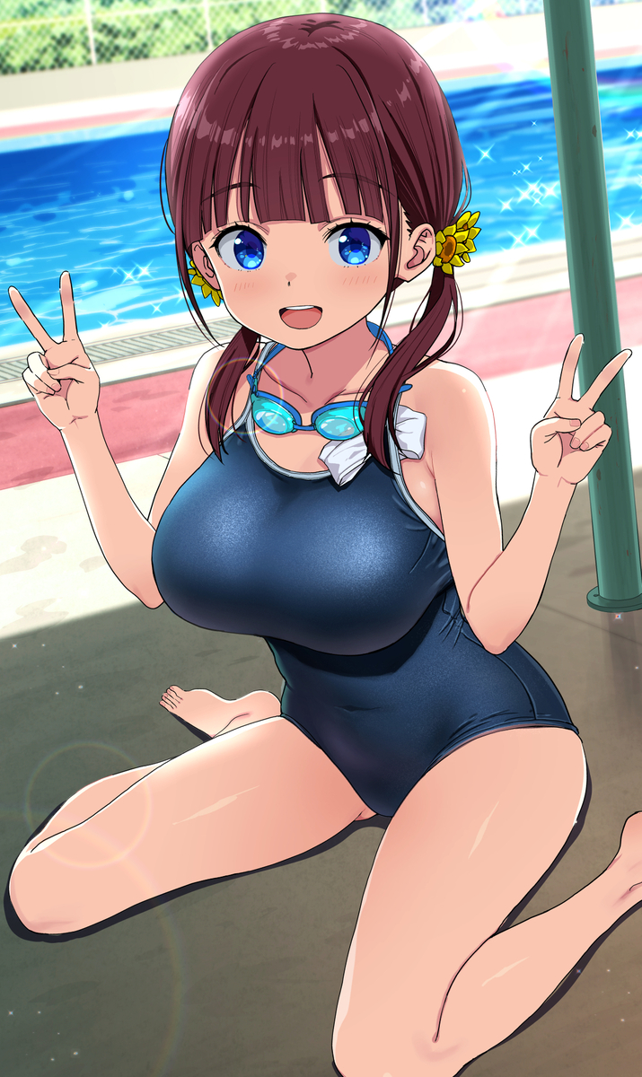 This is a pixiv picture whose title is いぇーいピースピース.