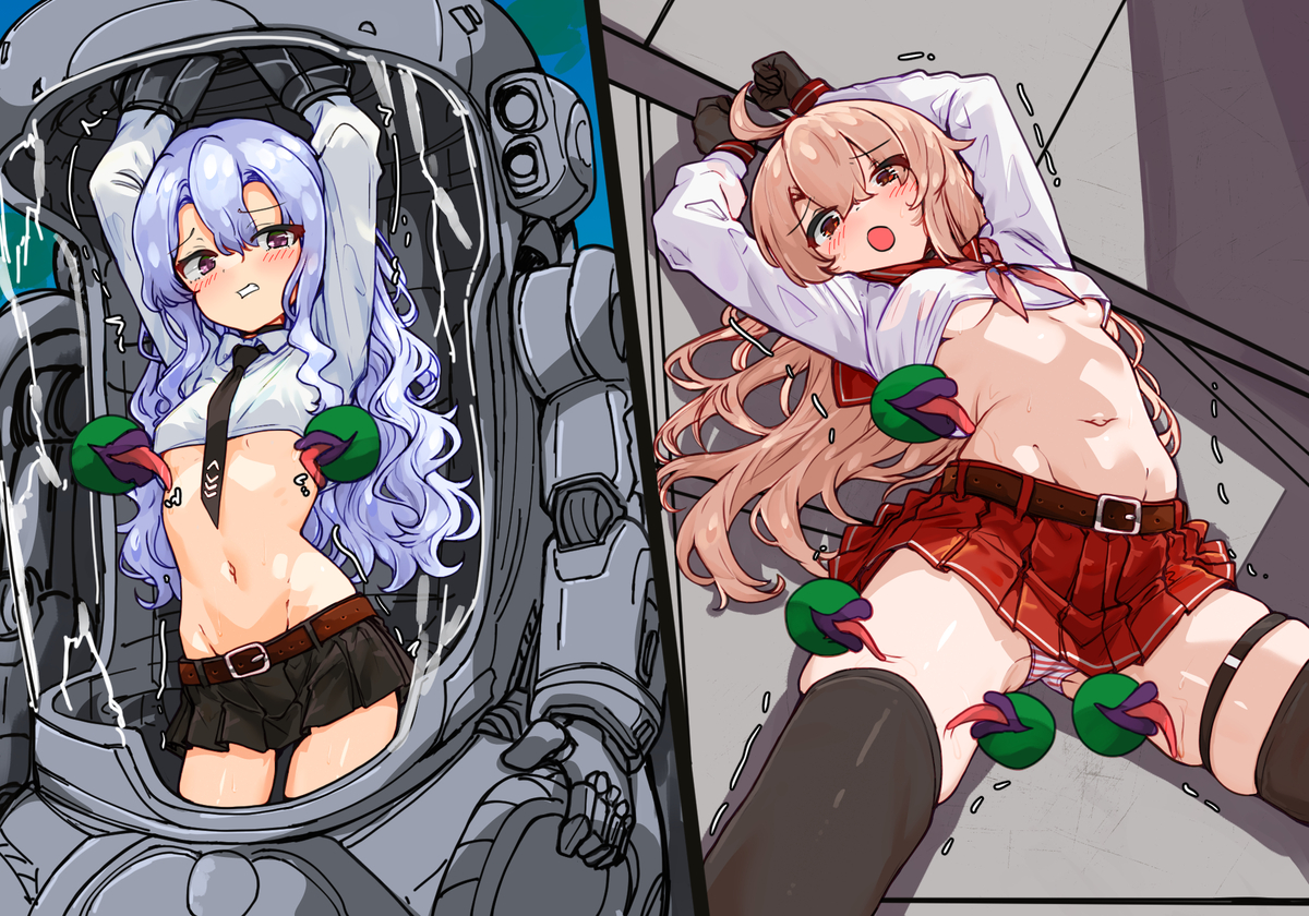 This is a pixiv picture whose title is (com) Malfunction.