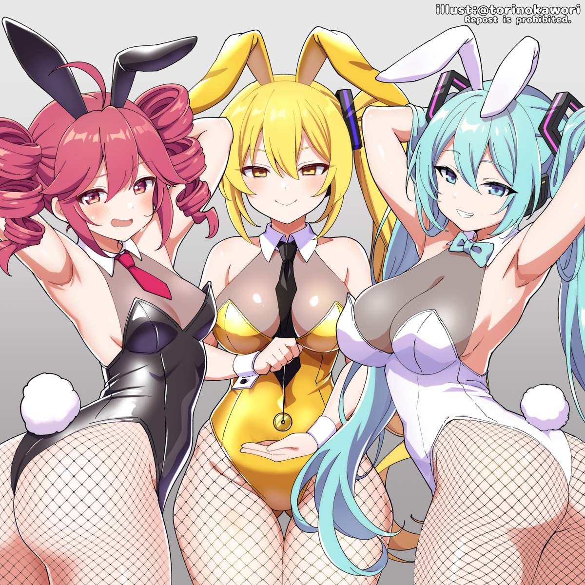 This is a pixiv picture whose title is さんばかバニー.