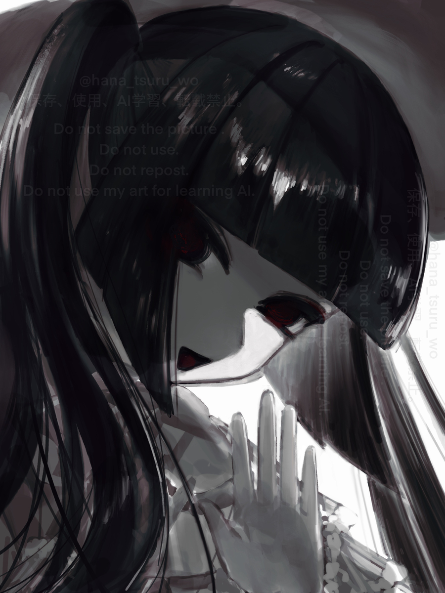 This is a pixiv picture whose title is 祈願絵だった利休(駒姫ちゃん).