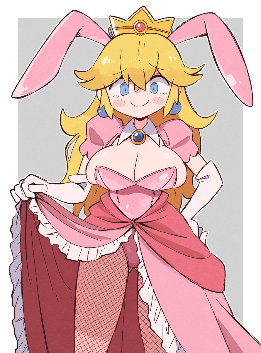 This is a pixiv picture whose title is ピーチ姫.