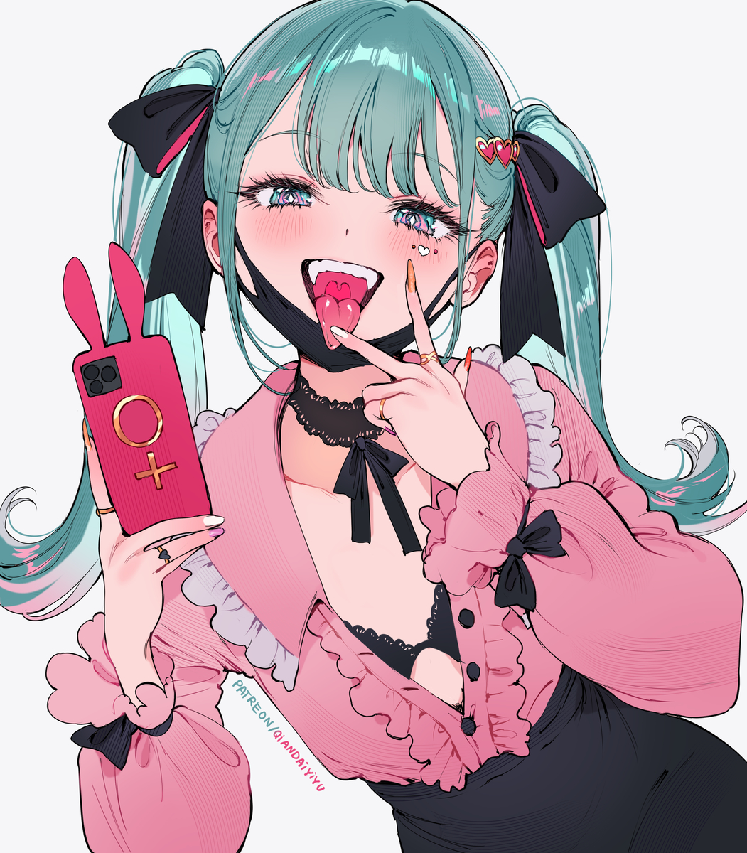 This is a pixiv picture whose title is ヴァンパイア初音ミク.