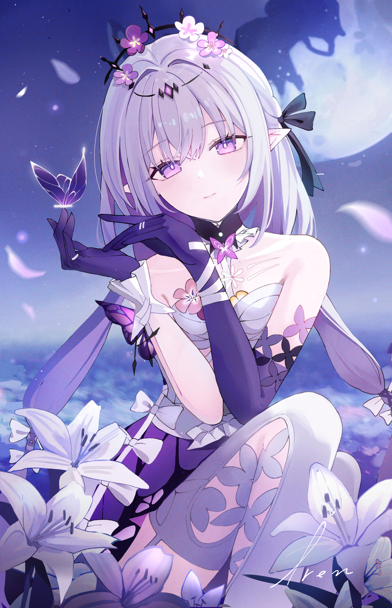 This is a pixiv picture whose title is 花の海.