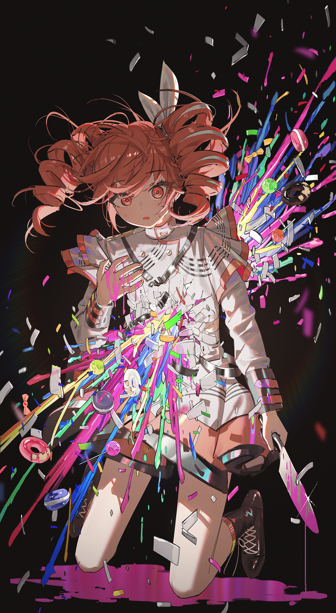 This is a pixiv picture whose title is 啾.
