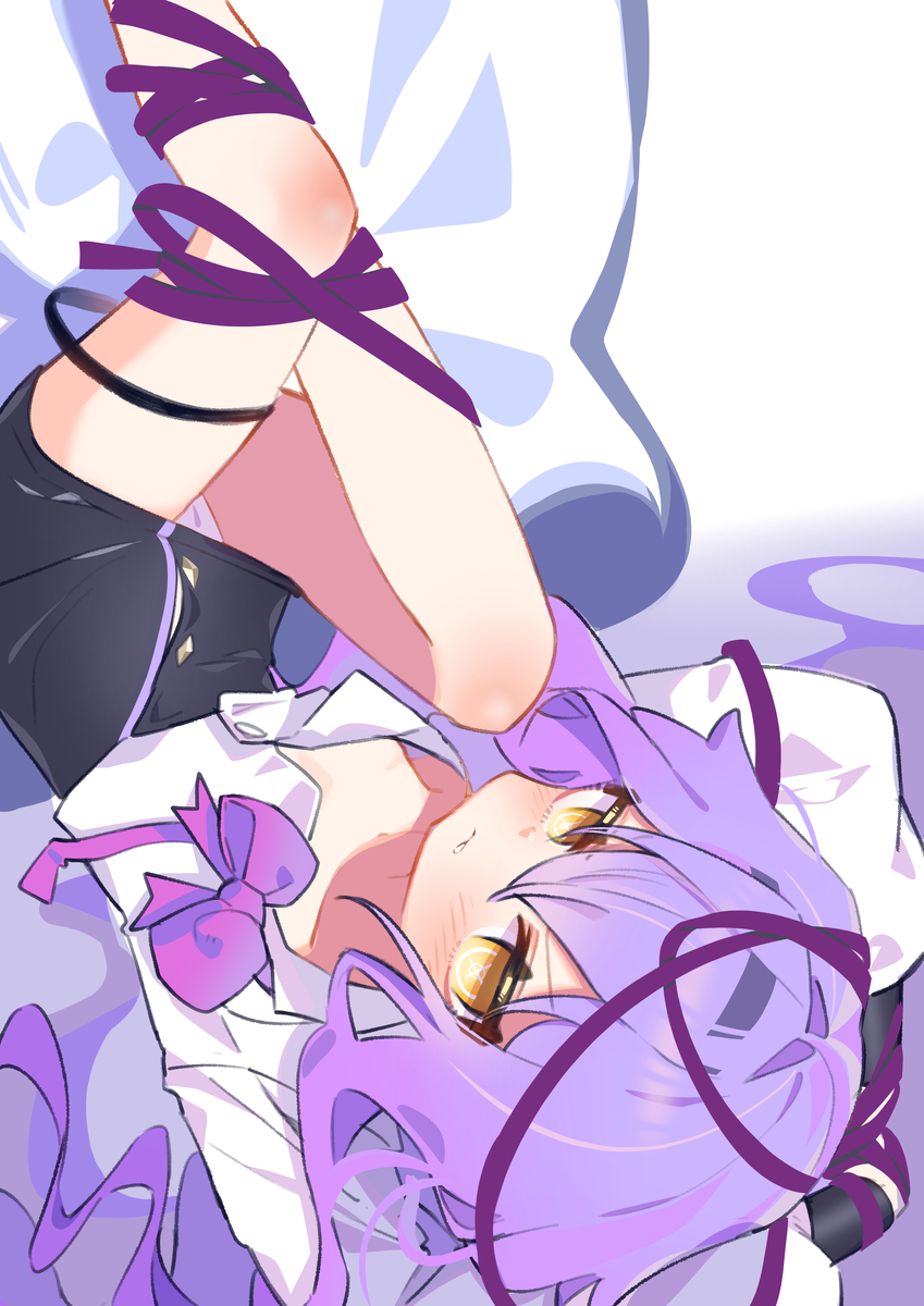 This is a pixiv picture whose title is 💜.