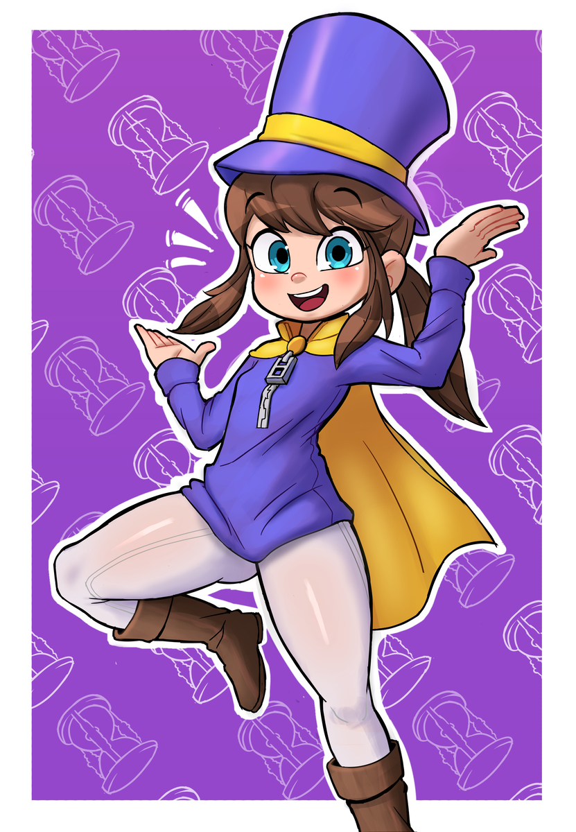This is a pixiv picture whose title is Hat Kid.