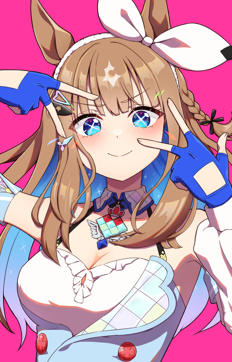 This is a pixiv picture whose title is アーモンドアイ.