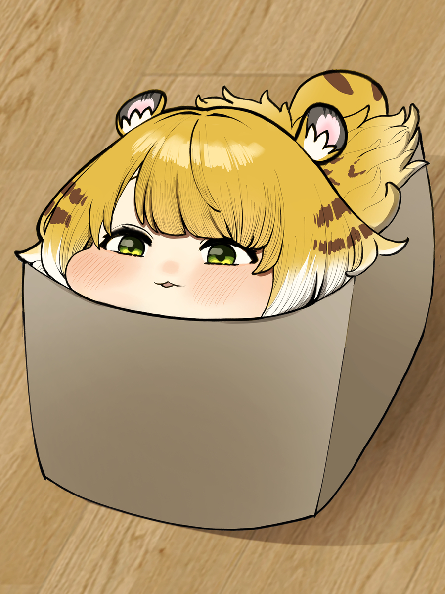 This is a pixiv picture whose title is 상자 귤복복.