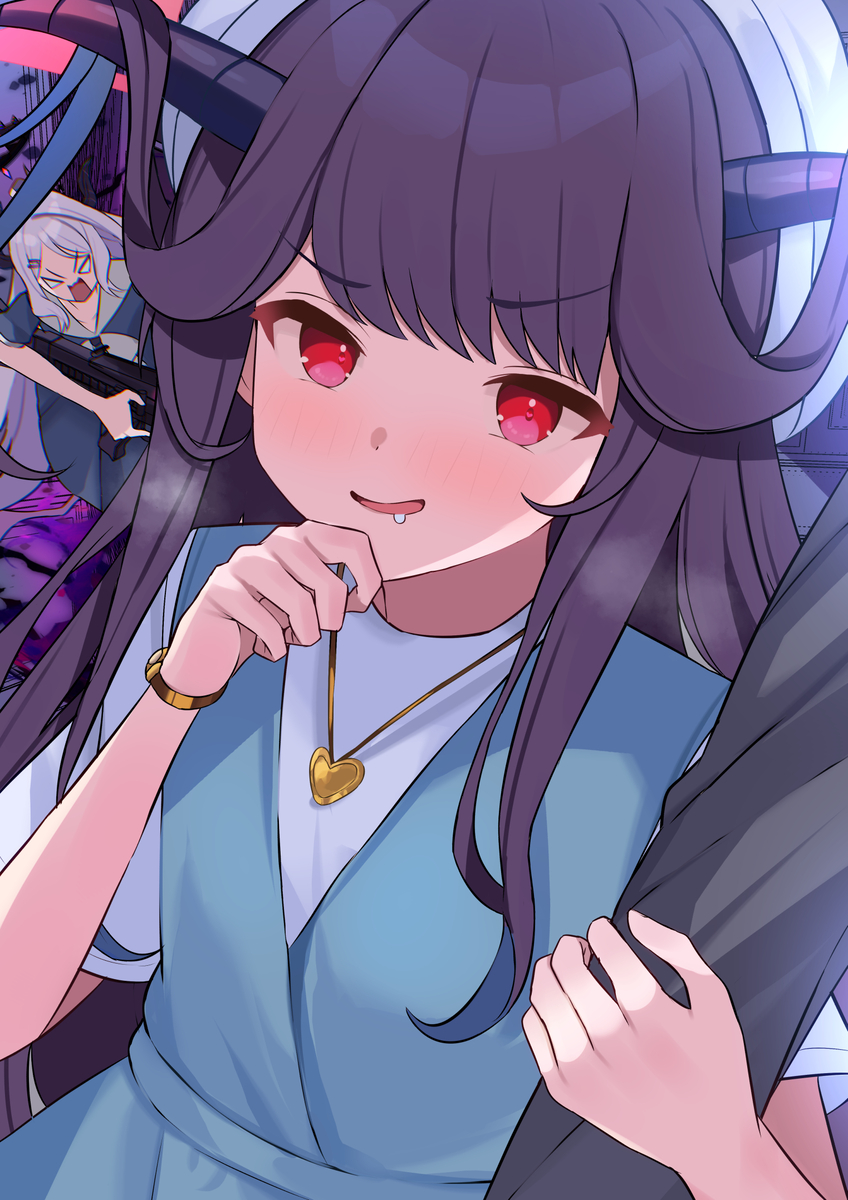 This is a pixiv picture whose title is 今夜は帰しません♡.