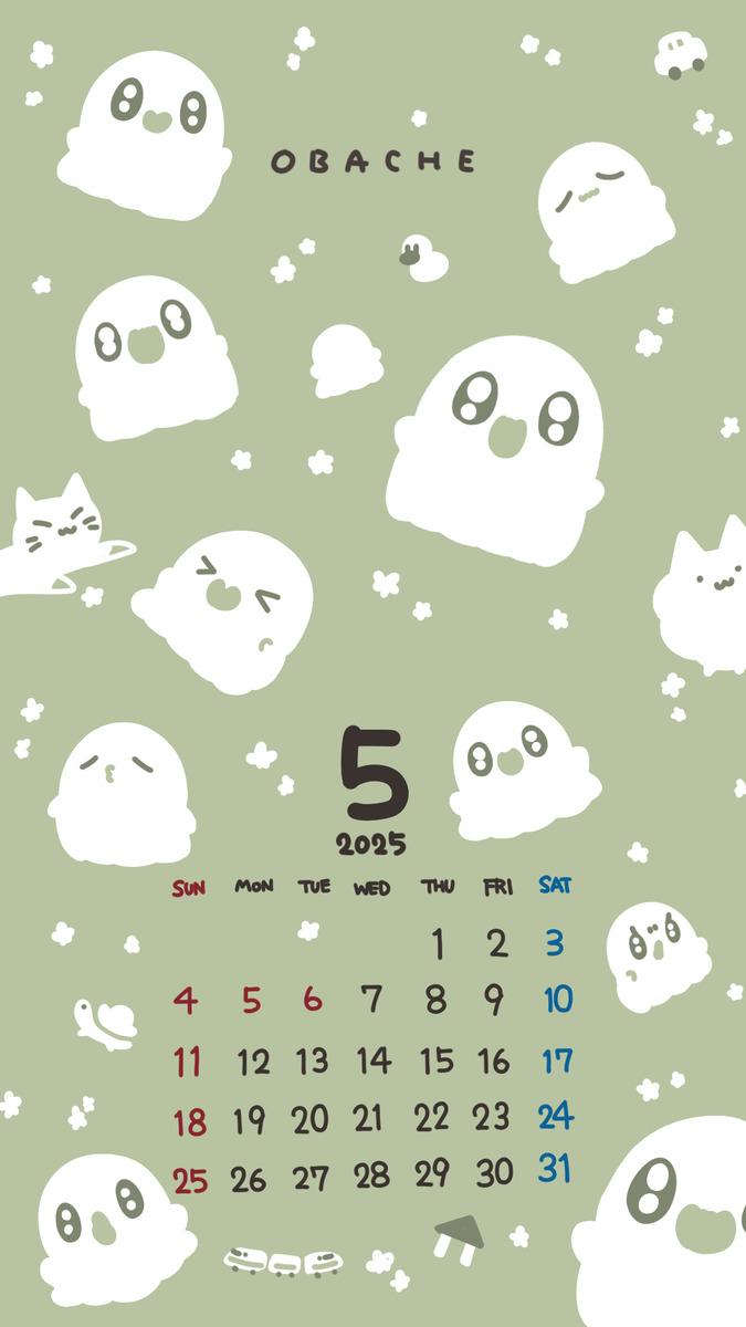 This is a pixiv picture whose title is 5月のカレンダー.