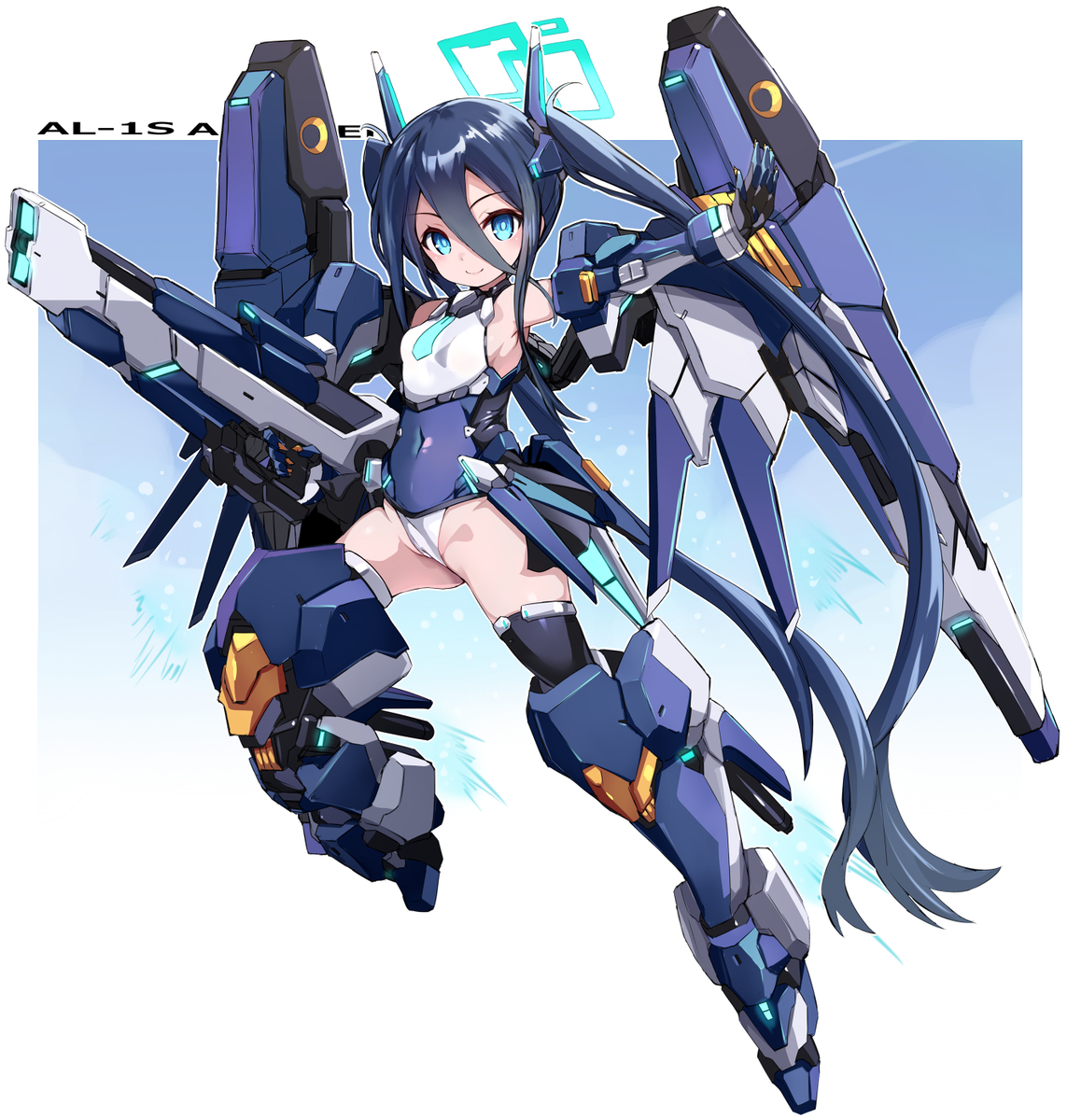 This is a pixiv picture whose title is メカ少女ちゃん.