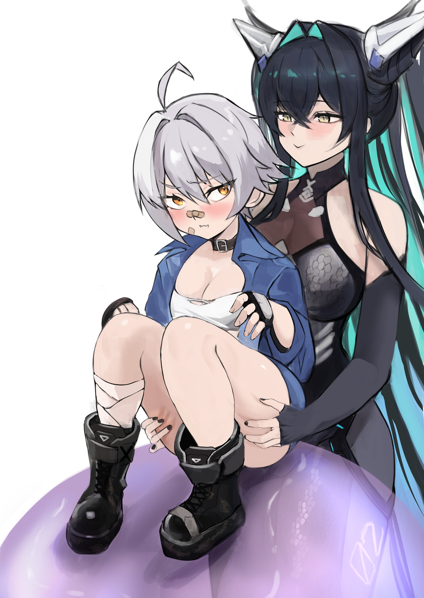 This is a pixiv picture whose title is =v=.
