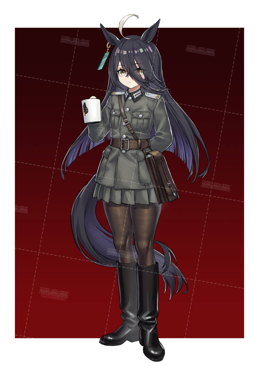 This is a pixiv picture whose title is 曼城茶座.