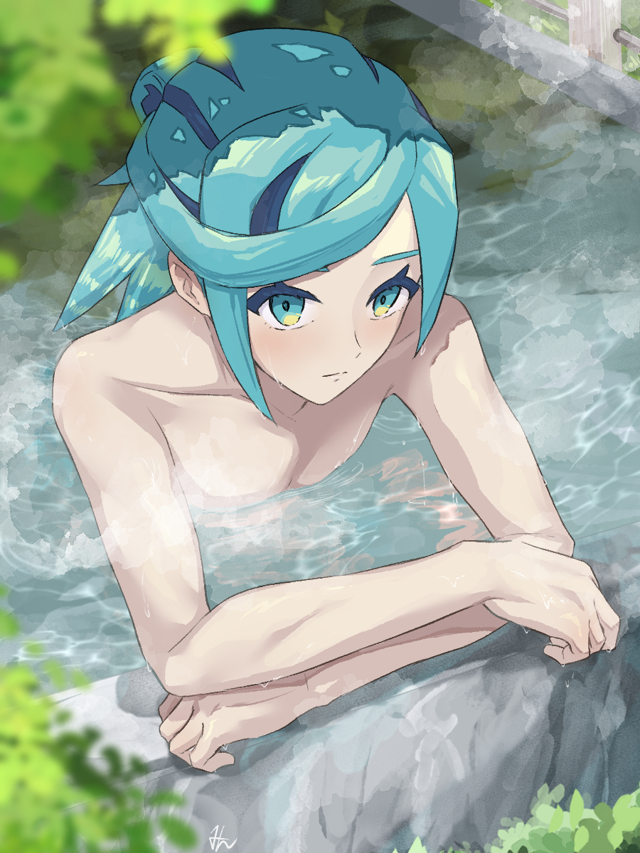 This is a pixiv picture whose title is 温泉満喫グルさん.