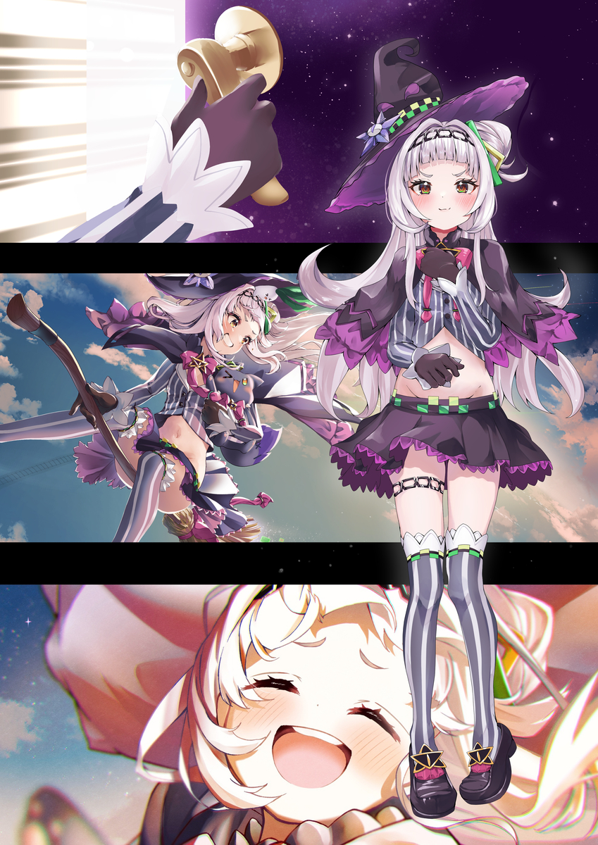 This is a pixiv picture whose title is 旅立ちの扉.
