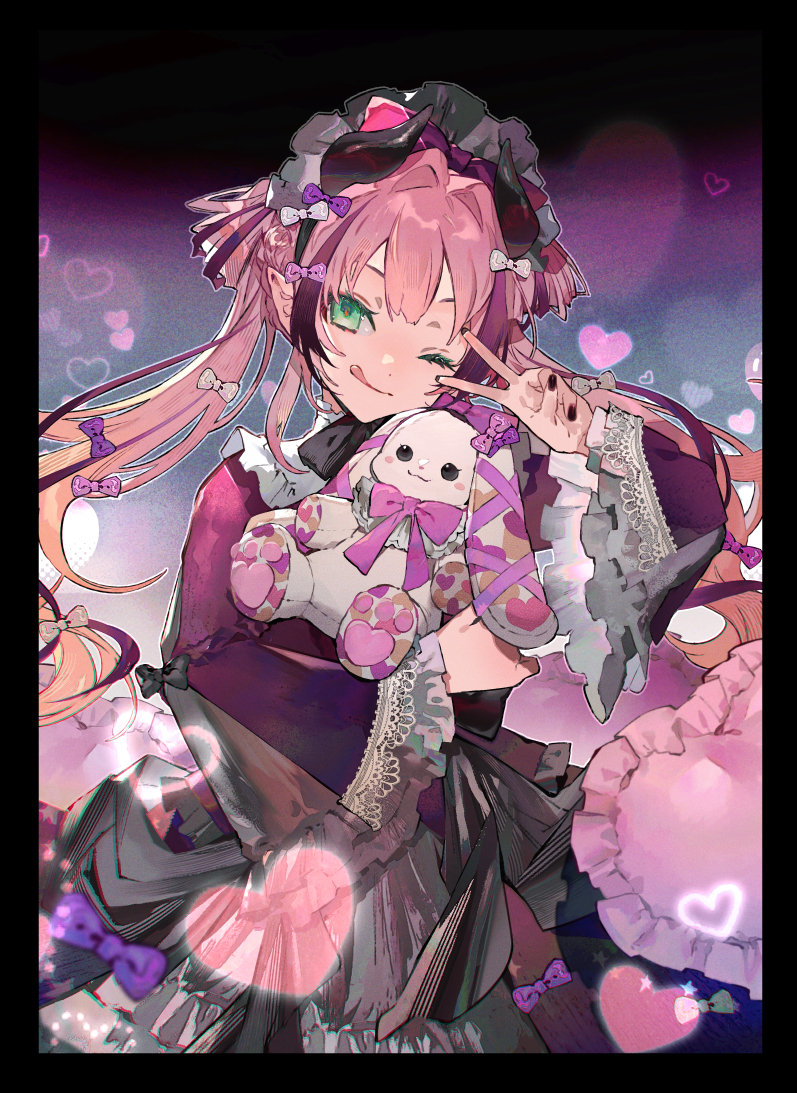 This is a pixiv picture whose title is ♥.