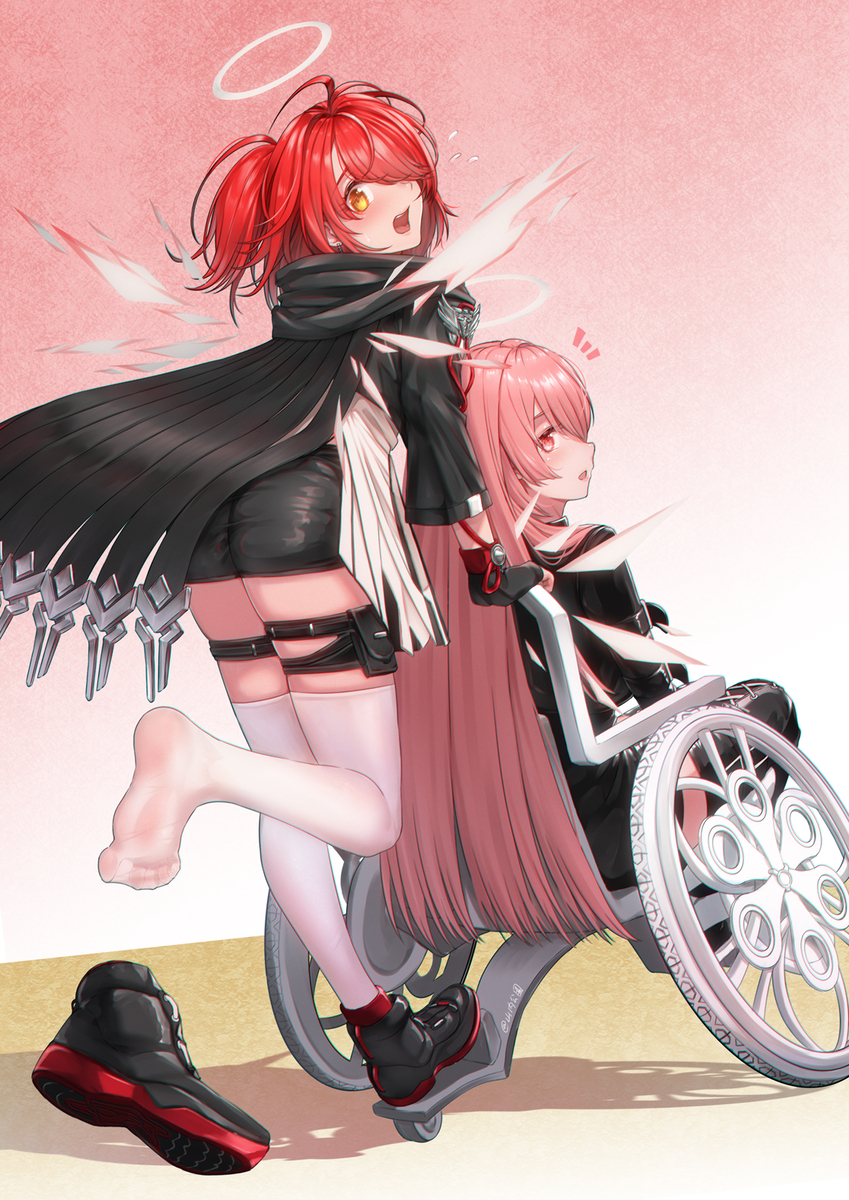 This is a pixiv picture whose title is ラテラーノ姉妹.