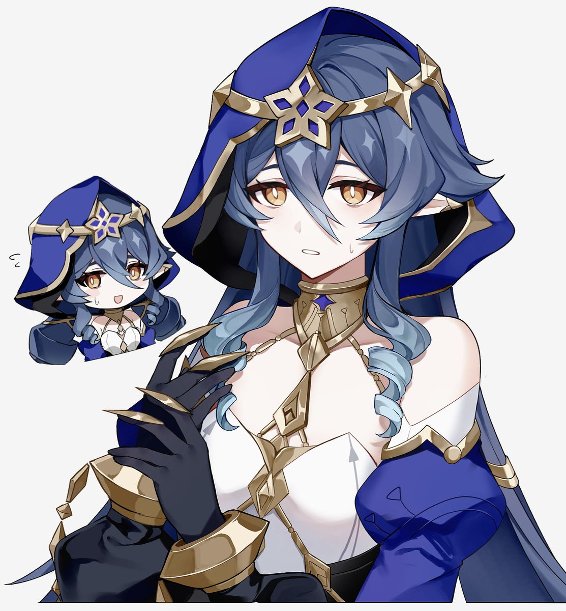 This is a pixiv picture whose title is レイラ💫.