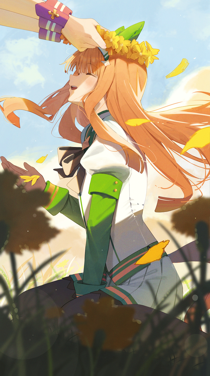 This is a pixiv picture whose title is スズカさん生誕祭2025.