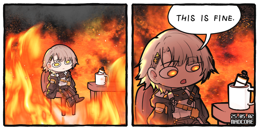 This is a pixiv picture whose title is This is fine.