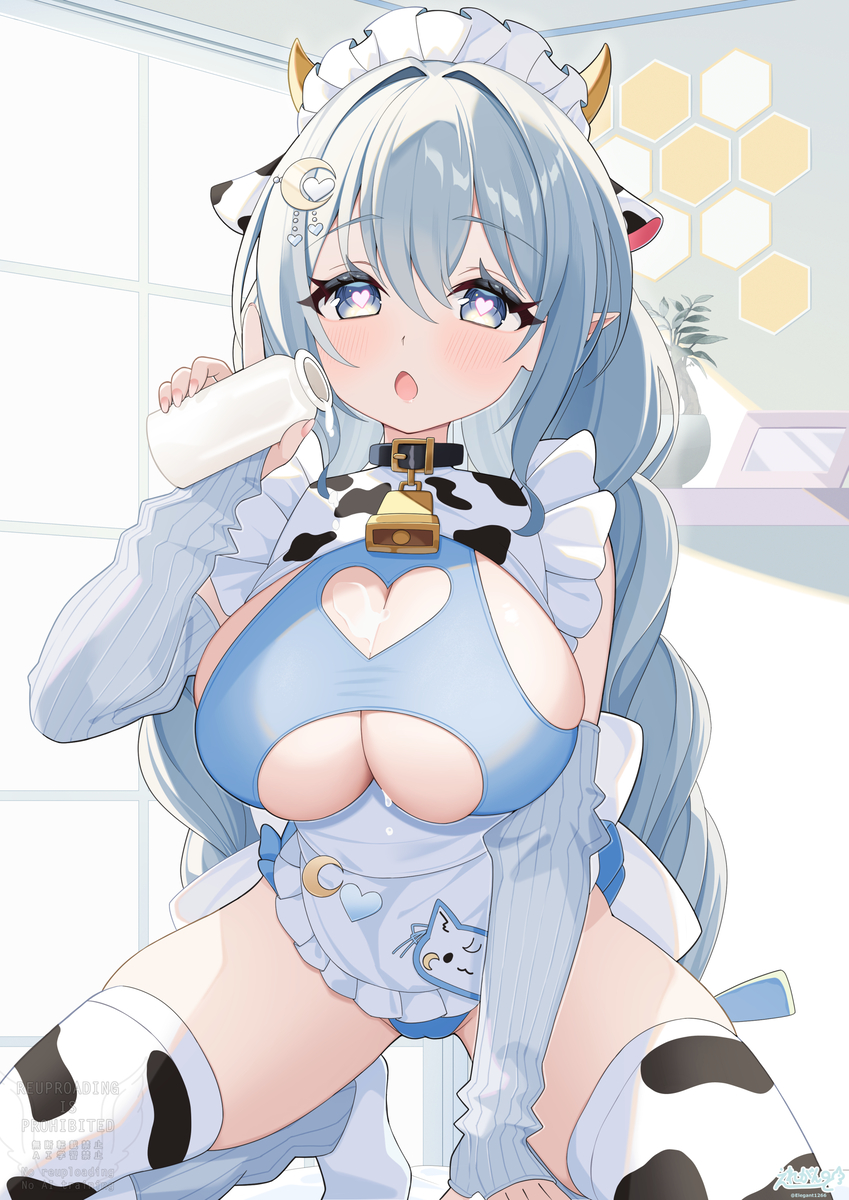 This is a pixiv picture whose title is skeb愛月みみりさん.