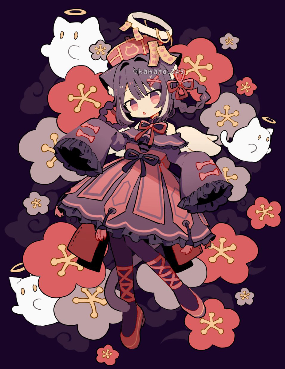 This is a pixiv picture whose title is ロリータキョンシーちゃん.