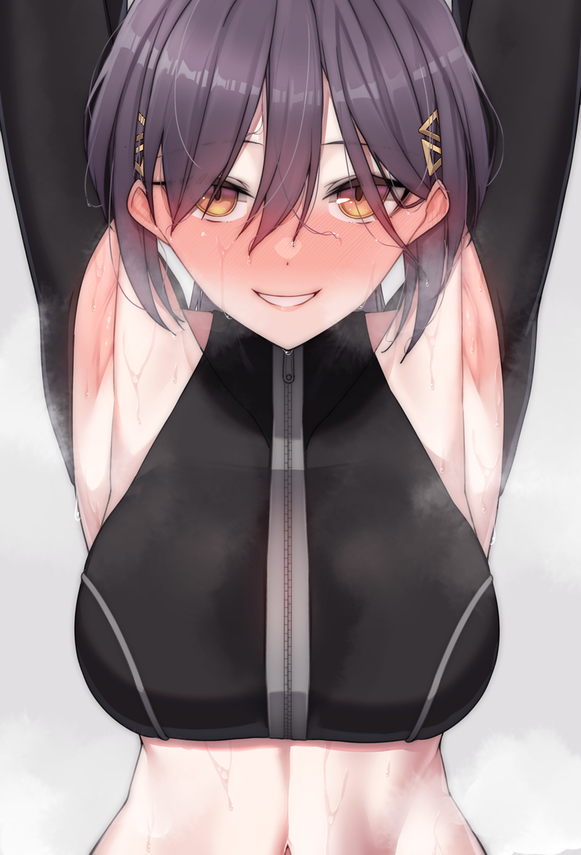 This is a pixiv picture whose title is 「モノ好きだね」.