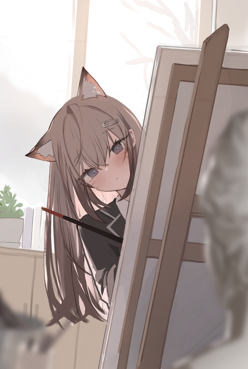This is a pixiv picture whose title is ❤️.