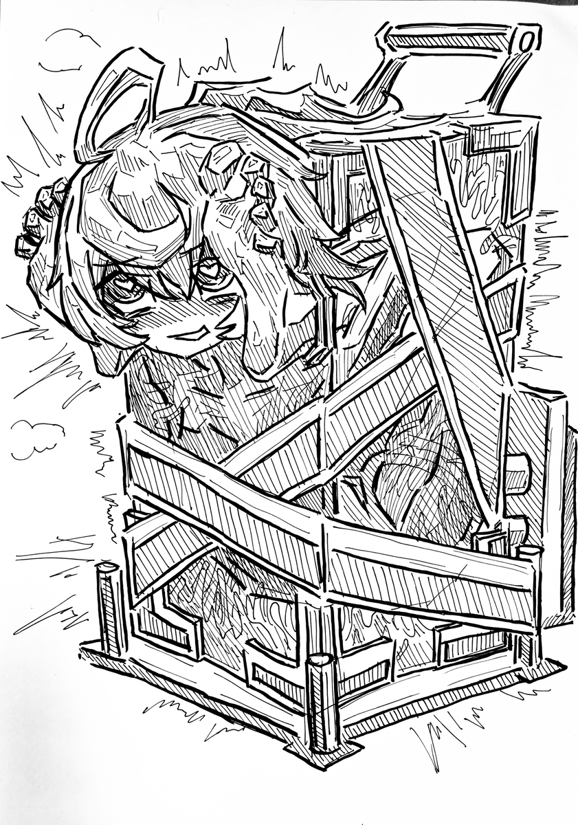 This is a pixiv picture whose title is 战俘箱2.0.