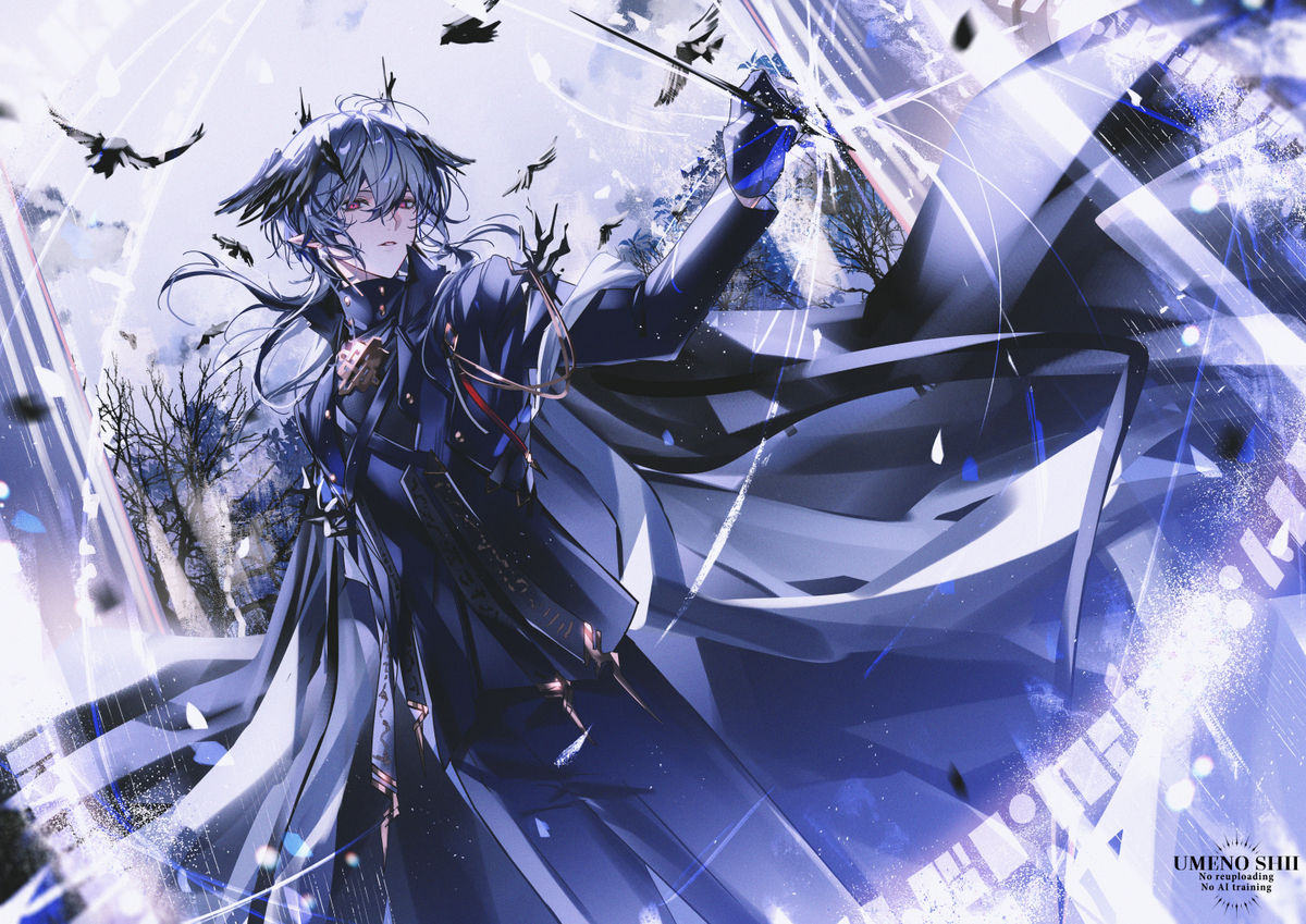 This is a pixiv picture whose title is logos.