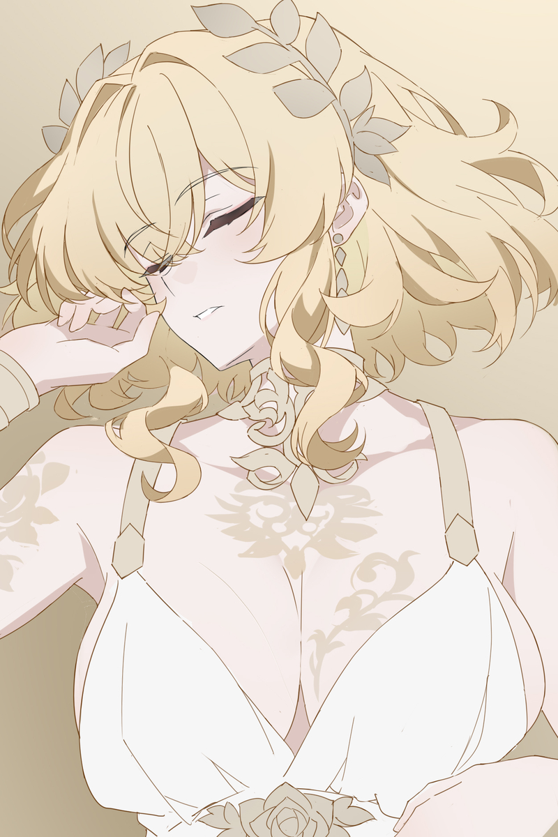 This is a pixiv picture whose title is 沉睡的阿雅.