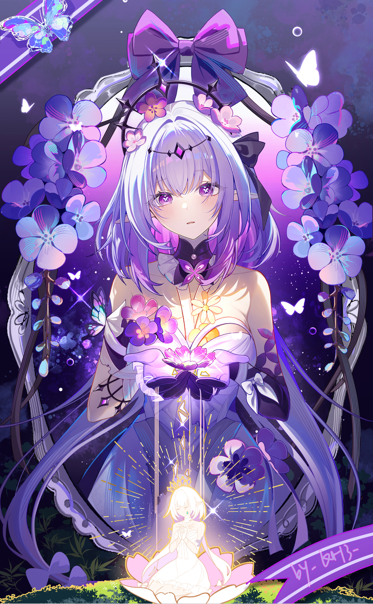 This is a pixiv picture whose title is 遐蝶 💐💐.