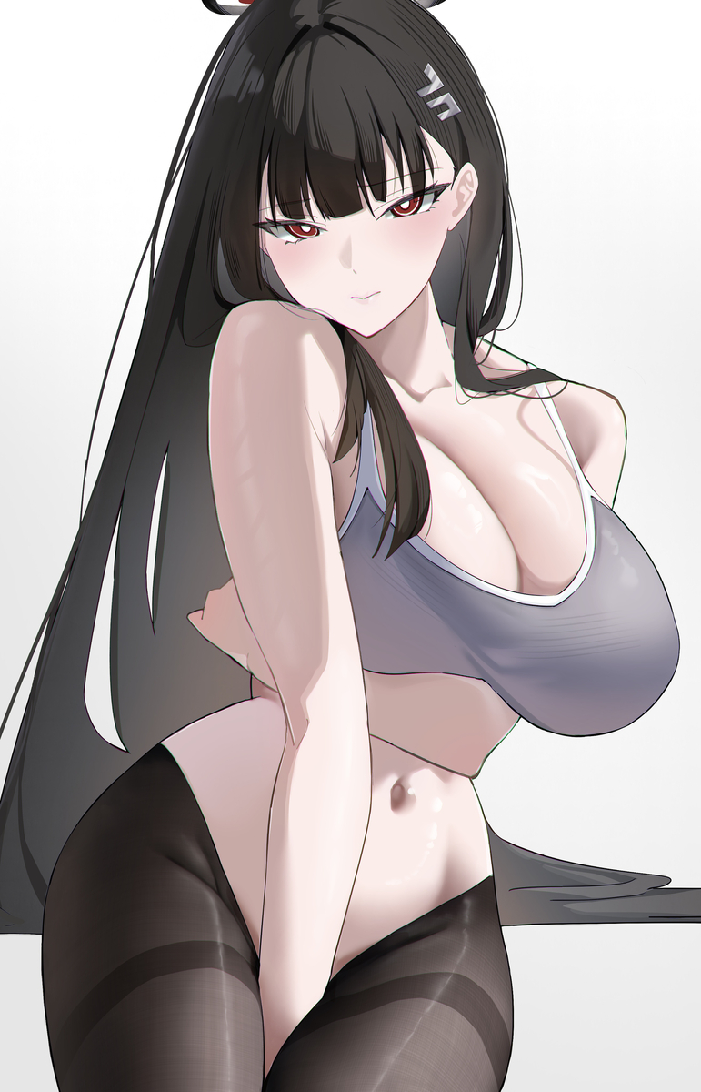 This is a pixiv picture whose title is 調月リオ.