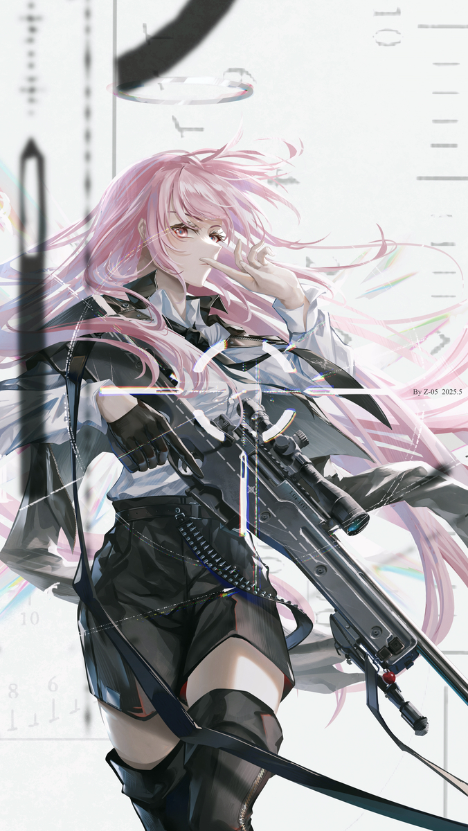 This is a pixiv picture whose title is 噤声。.