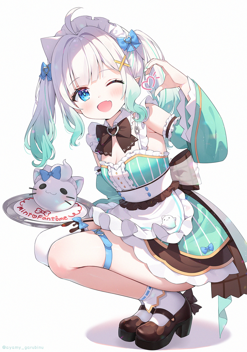 This is a pixiv picture whose title is Mint Fantôme.